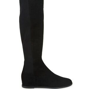 Stuart Weitzman Mainline black suede boots, size 5.5